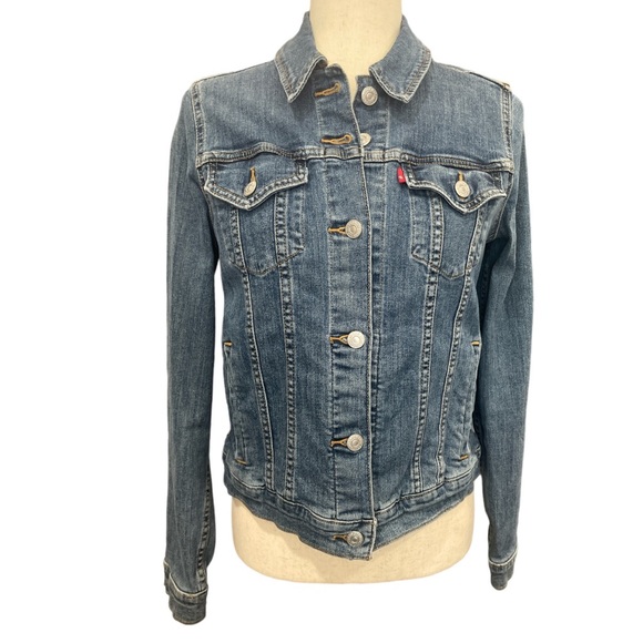 Levi’s Kids Unisex Red Tab Denim Jacket Size Kids L - Picture 1 of 7
